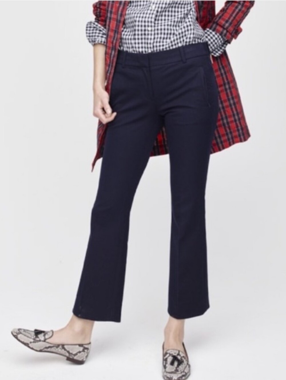 J. Crew Teddie Pant Navy Blue Pants Sz 0 NWT